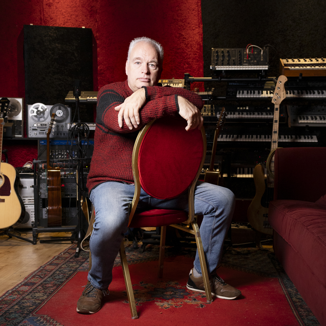 Johan van der Voet in his studio